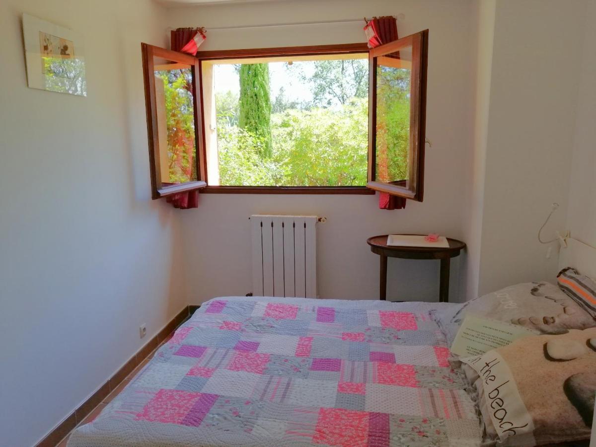 T2 36 m2, RdC de villa, clim, gd jardin clos, animx ok, quartier Mt Faron très calme, wifi, parking Toulon Extérieur photo