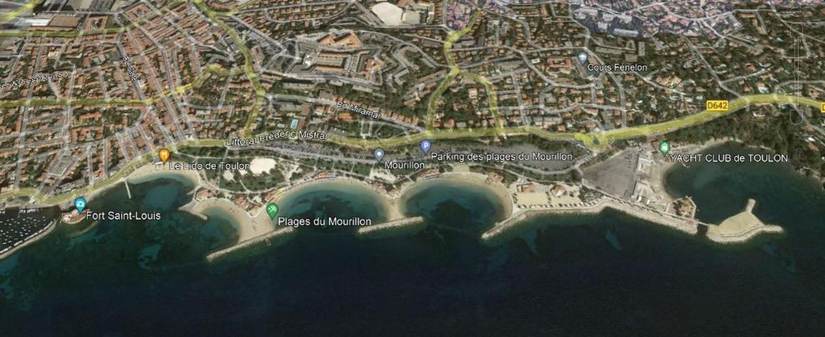 T2 36 m2, RdC de villa, clim, gd jardin clos, animx ok, quartier Mt Faron très calme, wifi, parking Toulon Extérieur photo